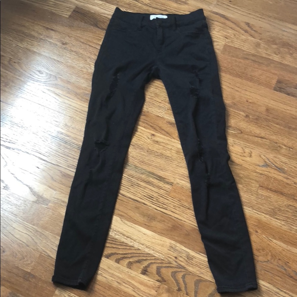 PacSun Black Ripped Jeggings